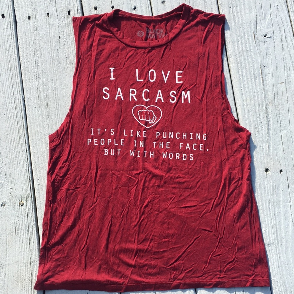 Black Matter, Junior Small, Candy Apple Red Muscle Tank